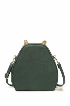Cross-Body Bags|Handbags*Kitise Owl Shape Dual Compartments Small Shoulder Crossbody Bag Black
