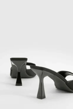 Sandals|Heels*boohoo Padded Sock Minimal Mule black