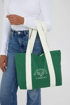 Handbags|Tote Bags*My Accessories London Palm Springs Oversized Tote Bag Green