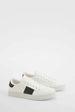 Trainers*boohoo Panel Detail Trainers black