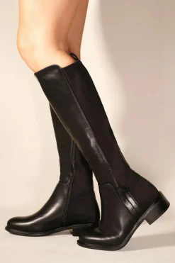 All Boots|Boots*Where's That From Parker' Knee High Boots With Side Zip Black
