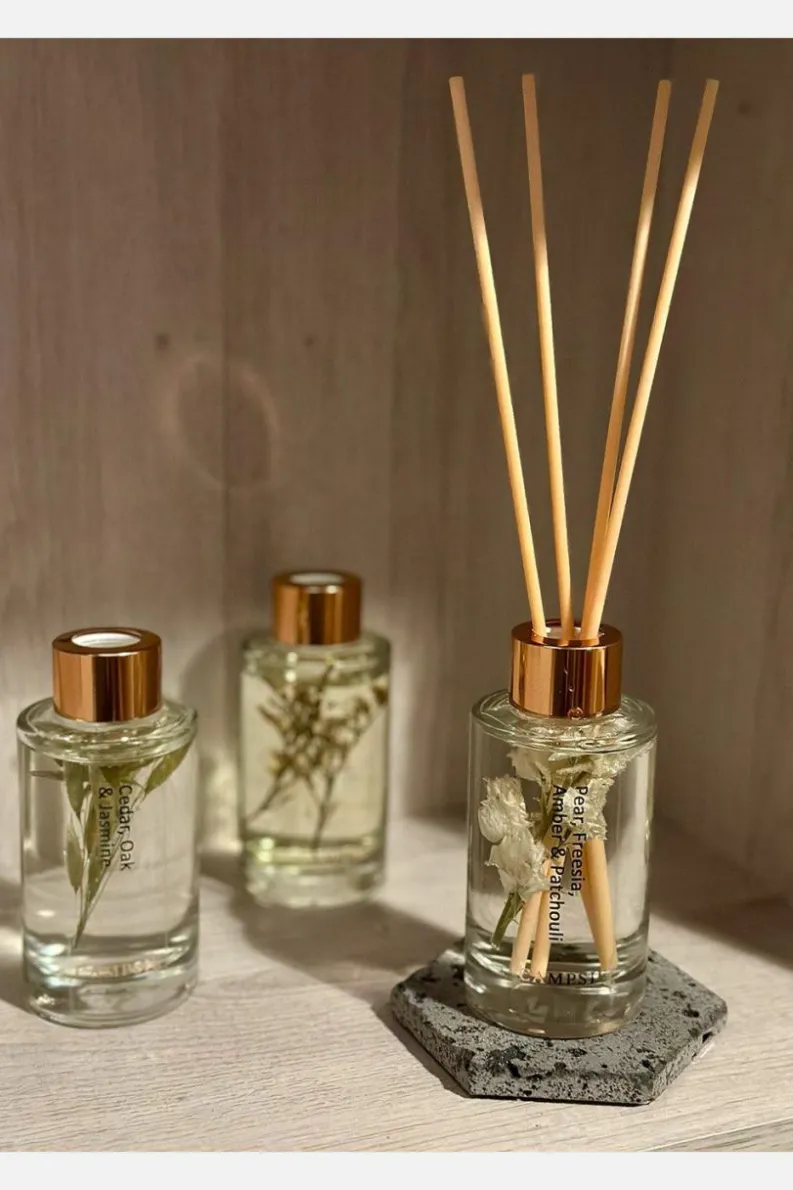 Candles & Diffusers|Candles*CAMPSIE Candles ‘Pear & Freesia’ Reed Diffuser White