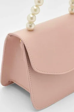 Cross-Body Bags|Handbags*boohoo Pearl Handle Grab Bag blush