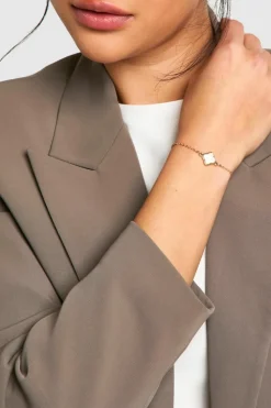 Bracelets*boohoo Single Clover Bracelet pearl