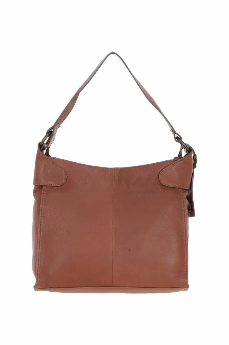 Shoulder Bags*Ashwood Leather Pelle Fantasia' Vintage-Inspired Shoulder Bag Tan
