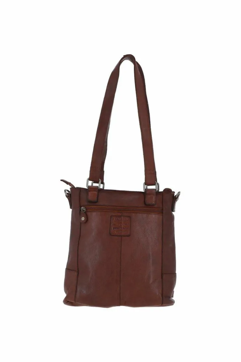 Shoulder Bags|Handbags*Ashwood Leather Perfezione' Vintage Woven Leather Shoulder Bag Light Brown