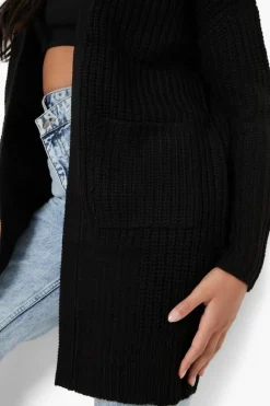 Cardigans|Jumpers & Cardigans*boohoo Petite Edge To Edge Cardigan black