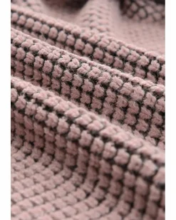 Cardigans*Azura Exchange Chunky Waffle Knit Oversized Collar Cardigan Pink