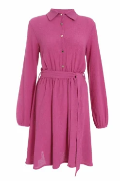 Shirt Dresses*Quiz Shirt Mini Dress Pink