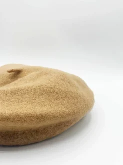 Hats & Gloves|Hats & Gloves*SVNX Plain Felt Beret Brown
