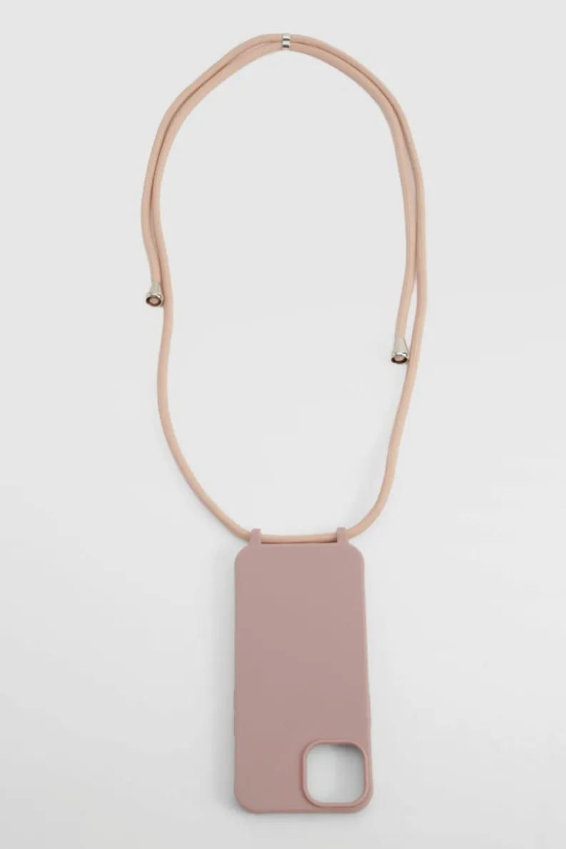 Phone Cases*boohoo Plain Long Strap Phone Case pink