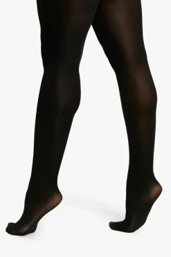 Tights & Socks|Tights & Socks*boohoo Plus 40 Denier 3 Pack Tights black