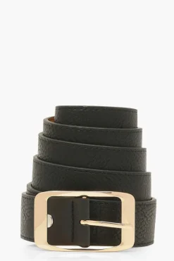 Belts*boohoo Plus Imogen Chunky Boyfriend Belt black