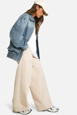 Up To 80% Off Winter Warmers|Bomber Jackets*boohoo Pocket Detail Denim Bomber Jacket light wash