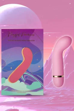Sexual Wellness*Playful Promises Pocket Rocket Silicone Vibrator With 10 Vibration settings Pink