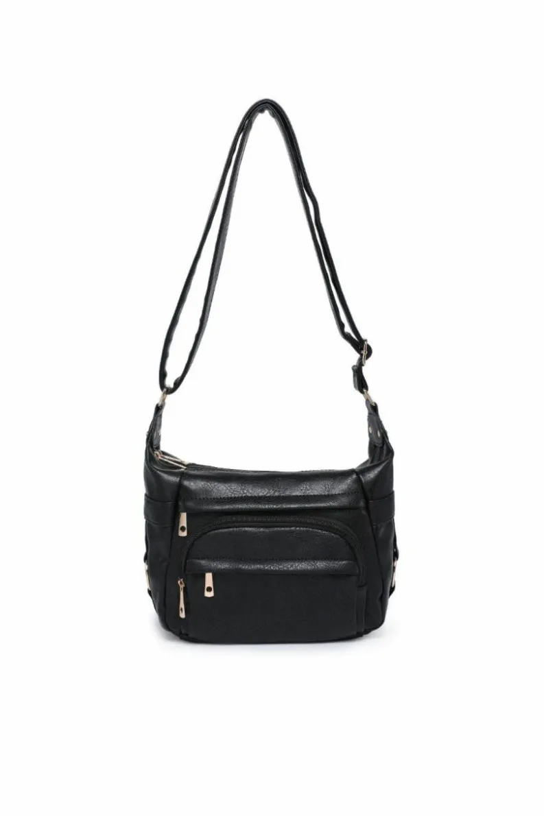Cross-Body Bags|Handbags*Kitise Practical Stylish Multipockets Lightweight Shoulder Crossbody Bag Black