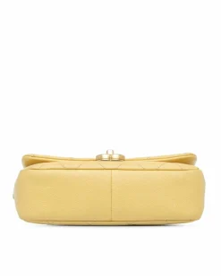 Cross-Body Bags*Chanel Preloved 19 Bag Crossbody in Caviar Leather Yellow