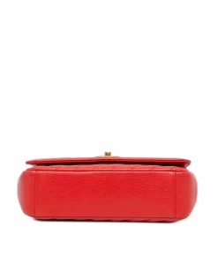Cross-Body Bags*Chanel Preloved 19 Bag Caviar Leather Crossbody Bag Red