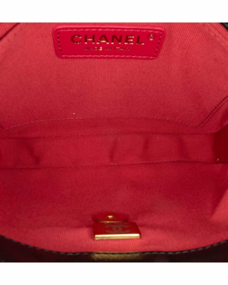 Cross-Body Bags*Chanel Preloved 19 Chain Bag Lambskin Leather Authentic 19 Quilted Black