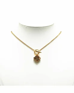 Necklaces*LOEWE Preloved Anagram Necklace in Gold