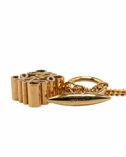 Necklaces*LOEWE Preloved Anagram Necklace in Gold