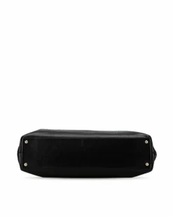 Tote Bags*Chanel Preloved Caviar Leather Tote Bag Authentic Tote - Black