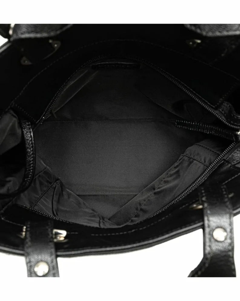 Tote Bags*Chanel Preloved Quilted Tote Bag Black