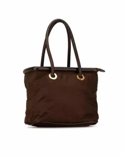 Tote Bags*Celine Preloved Cabas Phantom Tote Bag in Brown