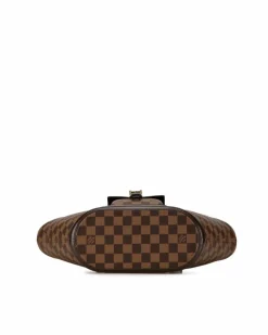Tote Bags*Louis Vuitton Preloved Cabas Piano Damier Ebene Canvas Tote Brown