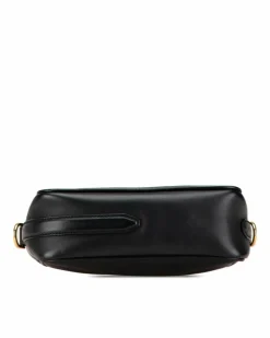 Cross-Body Bags*Fendi Preloved Calfskin Crossbody Camera Bag with Detachable Strap and Black