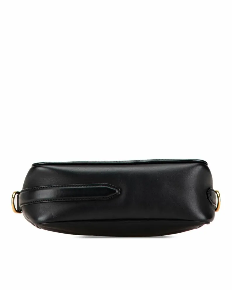 Cross-Body Bags*Fendi Preloved Calfskin Crossbody Camera Bag with Detachable Strap and Black