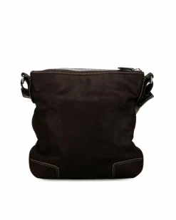 Cross-Body Bags*LOEWE Preloved Calfskin Leather Crossbody Bag with Adjustable Strap Brown