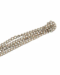 Necklaces*Chanel Preloved CC Chain Necklace in Silver