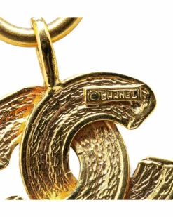 Necklaces*Chanel Preloved CC Necklace Gold