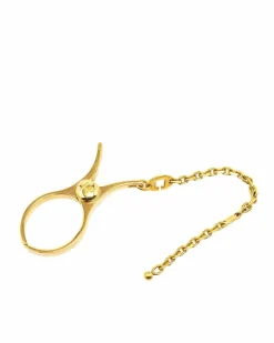 Bracelets*Hermes Preloved Chaine d'Ancre Chain Bracelet Gold