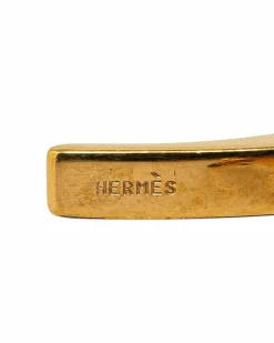 Bracelets*Hermes Preloved Chaine d'Ancre Chain Bracelet Gold