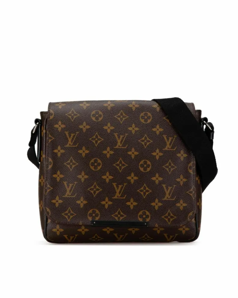 Cross-Body Bags*Louis Vuitton Preloved Christopher PM Monogram Canvas Crossbody Bag Brown