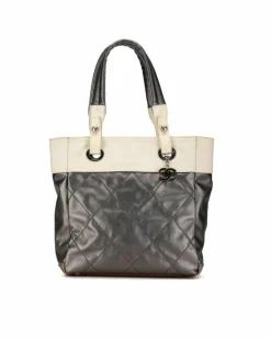 Tote Bags*Chanel Preloved Classic Canvas Tote Bag Grey