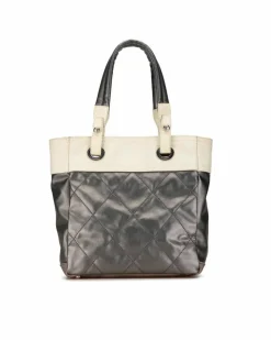 Tote Bags*Chanel Preloved Classic Canvas Tote Bag Grey