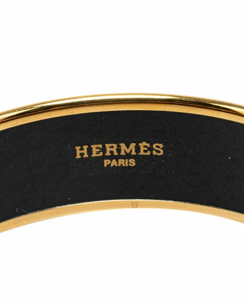 Bracelets*Hermes Preloved Collier de Chien Enamel Bracelet - Blue