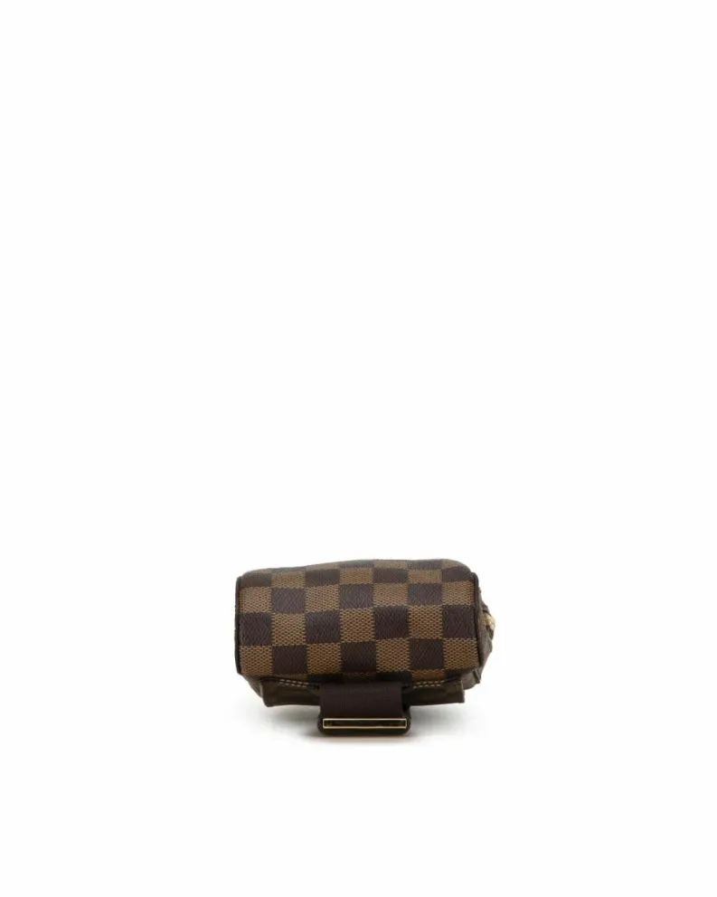 Cross-Body Bags*Louis Vuitton Preloved Damier Ebene Canvas Crossbody Bag with Adjustable Strap and Brown