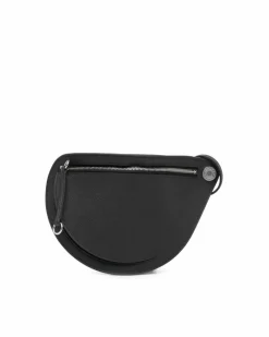 Cross-Body Bags*Hermes Preloved Elegant Leather Crossbody Bag with Adjustable Strap and Zip Black