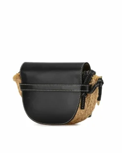 Cross-Body Bags*LOEWE Preloved Gate Mini Raffia Crossbody Bag - Black Brown