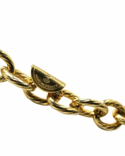 Necklaces*Chanel Preloved -Tone Tie Pendant Necklace Gold