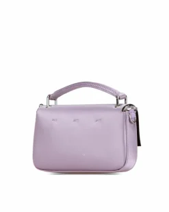 Shoulder Bags*Fendi Preloved graphy Lilac Leather Shoulder Bag Purple