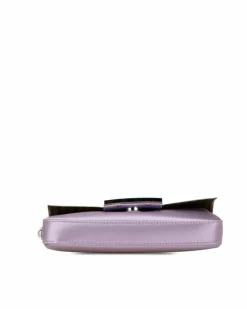 Shoulder Bags*Fendi Preloved graphy Lilac Leather Shoulder Bag Purple
