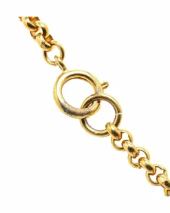 Necklaces*Chanel Preloved Heart Pendant Necklace in Gold