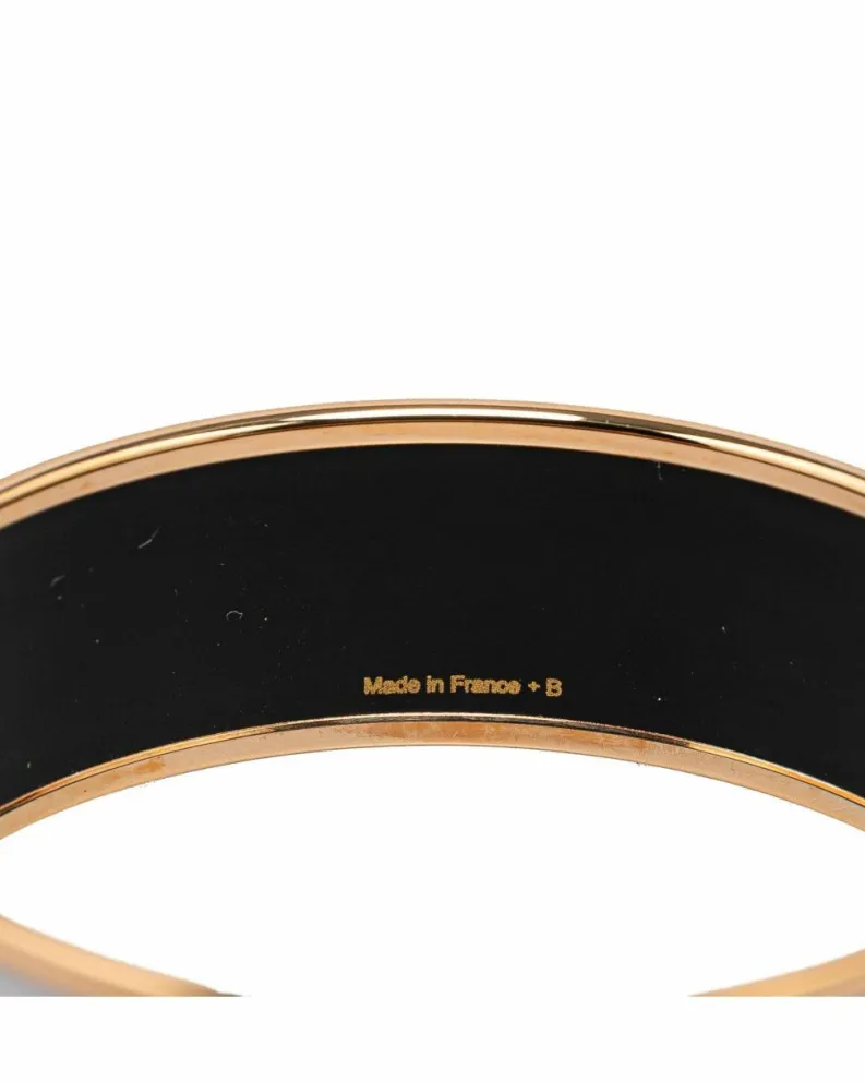 Bracelets*Hermes Preloved Herms Clic Clac H Enamel Bracelet White