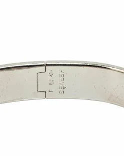 Bracelets*Hermes Preloved Herms Clic H Bracelet in Beige Enamel Brown