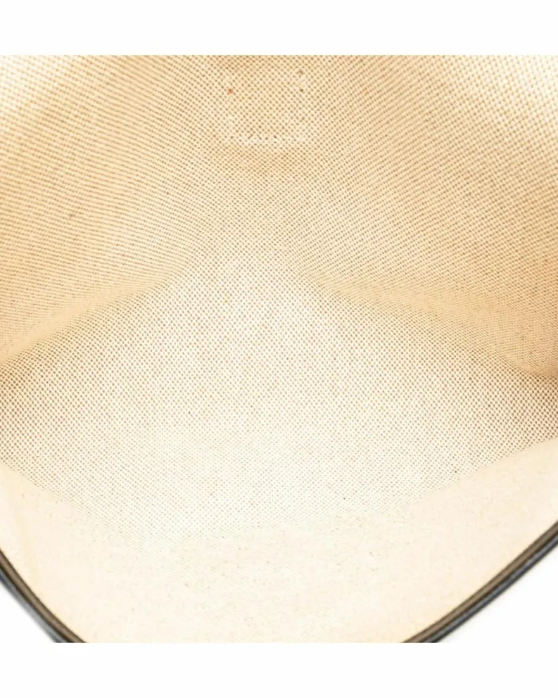 Clutch Bags*Hermes Preloved Herms Kelly Clutch Leather Black